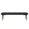 Multifunctional Shoe Bench With Faux Cushion - Black - Image 9