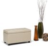 Cosmopolitan - Storage Ottoman - Satin Cream - Image 7