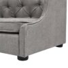 Robin - Tufted Wingback Pet Sofa Bed, Medium, Uptown Resistant High - Gray Stain - Image 6