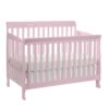 Riley - 4 In 1 Convertible Crib - Pink - Image 2