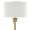 Lenuxe - Contemporary Floor Lamp - Gold / White - Image 3