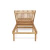 Nadine - Stylish Chaise Lounge Chair - Teak - Image 9