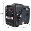 Super Quiet Inverter Generator 5.5Kw Portable Dual Fuel Electric & Remote Start Aluminium - Gray - Image 3
