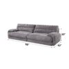 Cadenza - Corduroy 2 Piece Living Room Set - Gray - Image 5