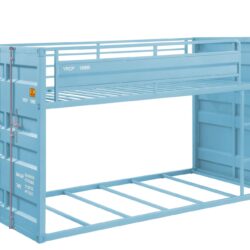 Cargo - Twin Twin Bunk Bed - Aqua