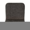 Outdoor Rattan Barstools With Black Brush Copper Iron Frame (Set of 2) - Multi Brown - Image 10