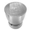 Drum Accent Side Table, Contemporary & Modern - Chrome - Image 3
