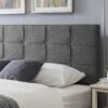 King / California King Sized Headboard - Charcoal Gray - Image 5