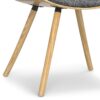 Malden - Bentwood Dining Chair With Wood Back - Gray / Light Brown - Image 6