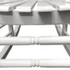 Balcony Porch Wood Adult Rocking Chair - White - Image 6