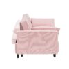Folding Sofa Bed With Adjustable Back Access To Sofa Recliner Single Bed Adult Modern Chair Bed - Pink - Image 10