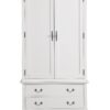Elegant Traditional Armoire - White - Image 7