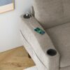 Convertible Combination Sofa, Sofa L Shaped, Sofa With Footstools With Storage Sofa For Living Room, Living Room 3 Seater Combination Sofa - Beige - Image 6