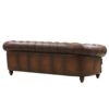 Newport - Leather Sofa - Caramel - Image 2