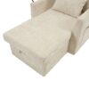 Multifunctional Lazy Person Sofa Recliner With Storage, Cell Phone Bracket Chenille - Beige - Image 19