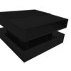 Lift Top Coffee Table With 2 Drawers, Hidden Space And LED Lights For Living Room - Black - Image 17
