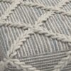 Cowan - Square Pouf - Gray / Natural - Image 5