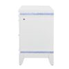 Adalid - Nightstand With Glittered Drawer Front And LED Lighting - White - Image 6