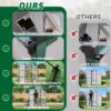 Newly Marketed Gain Height Windproof Aluminum Greenhouse 6 X 4 Ft Polycarbonate Greenhouse Raised Base And Anchor Aluminum Heavy Duty Walk - In Greenhouses For Outdoor Backyard In All Season - Green - Image 6