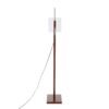 Arturo - Contemporary Floor Lamp - Walnut / White - Image 5