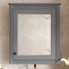 Wall Mounted Bathroom Storage Cabinet With Mirror, Medicine Cabinet With Height Adjustable Shelf, Over The Toilet Space Saver Cabinet - Gray - Image 21