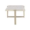 Feit - Faux Marble Top Coffee Table - White Marble - Image 5