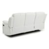 Comfortable Reclining Sofa - White - Image 4