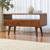 Curved Media Unit - Chestnut - Image 18