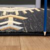 Tribes - 2' X 3' Southwest Area Rug - Black, Polyester - Image 4