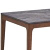 Bevis - Engineered Stone Top Dining Table - Walnut - Image 3