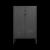 Suitable For Steel Storage Cabinets In Living Rooms, Kitchens, And Bedrooms, 2 Door Miscellaneous Storage Cabinet, Garage Tool Storage Cabinet, And Office File Cabinet 2 Movable Partitions - Black - Image 4