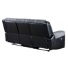 Alicia - Reclining Sofa - Gray / Black - Image 5