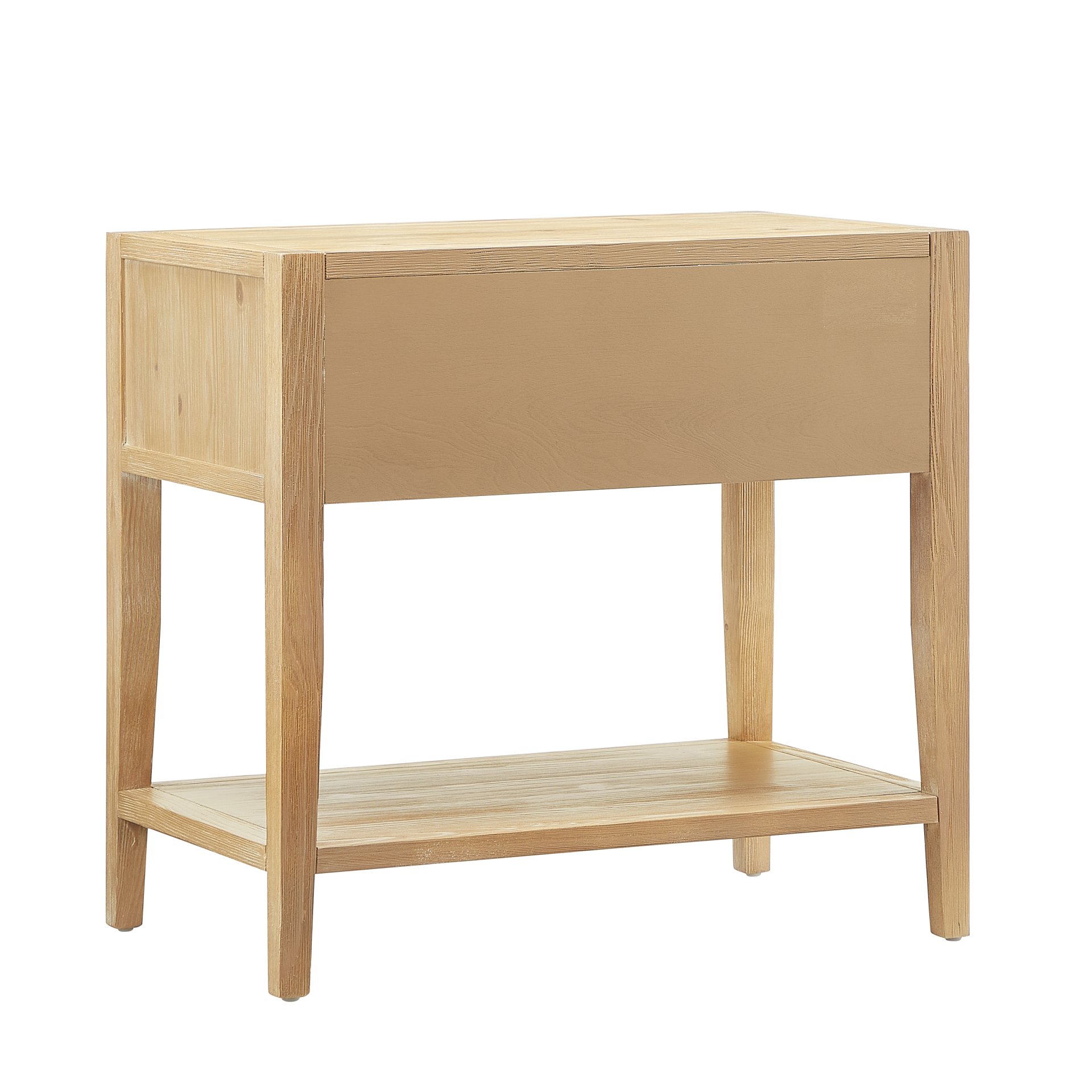 Fleur - 1 Drawer Nightstand With Reeded Front - Natural - Image 6