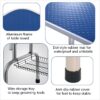 Folding Dog Pet Grooming Table Heavy Duty Stainless Steel Pet Dog Cat Grooming Table - Blue - Image 14