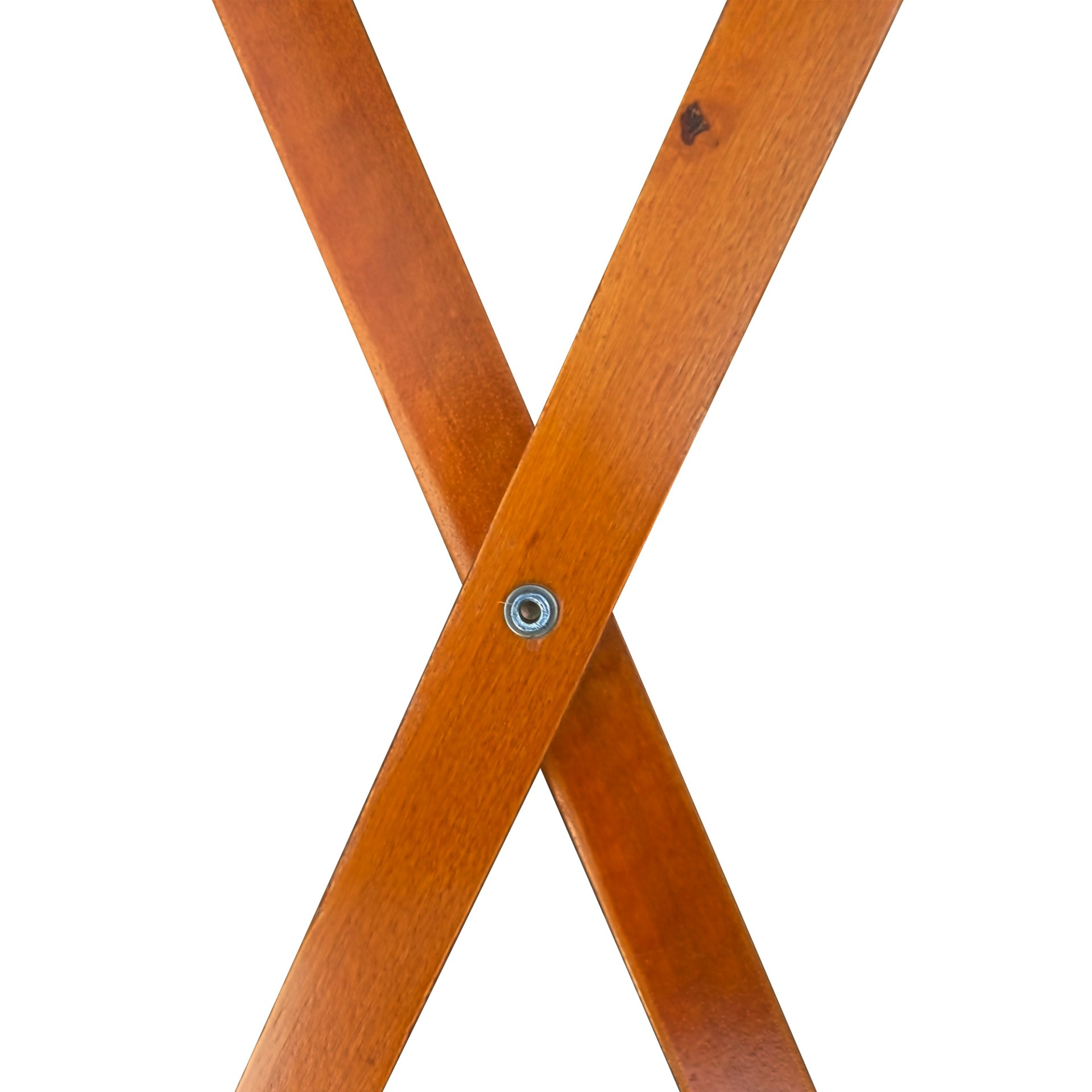 Folding Trays With Storage Rack Snack Table (Set of 4) - Honey - Image 11