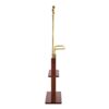 Hanger Double Layer Coat Rack With Solid Wood Partition - Gold / Walnut - Image 15
