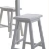 Gaucho - 5 Pieces Pack Counter Height Table Set - White - Image 4