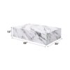 Fritzy - Engineered Stone Coffee Table - White Marble - Image 3