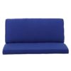 Contemporary Loveseat With Upholstered Fabric And Birch Wood Legs - Navy Blue - Image 11