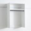 Devi - Wall Mounted Wood Closet System With Modular Design - Warm White - Image 9