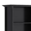 Amherst - 5 Shelf Bookcase - Black - Image 4