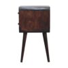 Mini Curved Nightstand - Walnut - Image 4