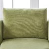 360° Swivel Chair, Accent Barrel Armchair, Upholstered With Curved Design - Green - Image 20