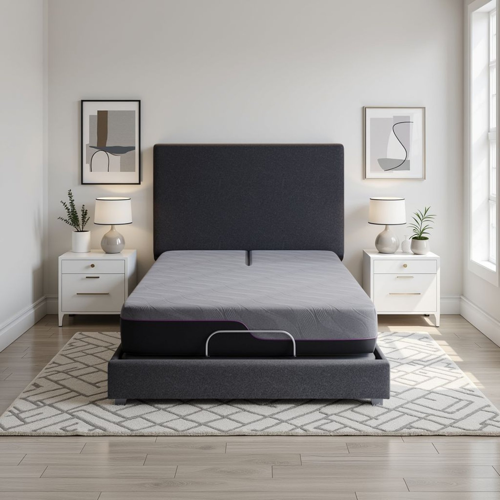 Renew - 11" Queen Size Flex Head Cooling Fast Responding Latex Foam Mattress - Gray - Image 2
