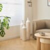 Floor Metal Vase Modern Style Decoration Home Metal Vase 3 Piece Set Gorgeous Home Decoration Large Glazed Metal Vase - Gold / White - Image 11