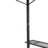 Grill Gazebo 8X5Ft, Outdoor Patio Canopy, Bbq Shelter With Steel Hardtop And Side Shelves - Black - Image 14