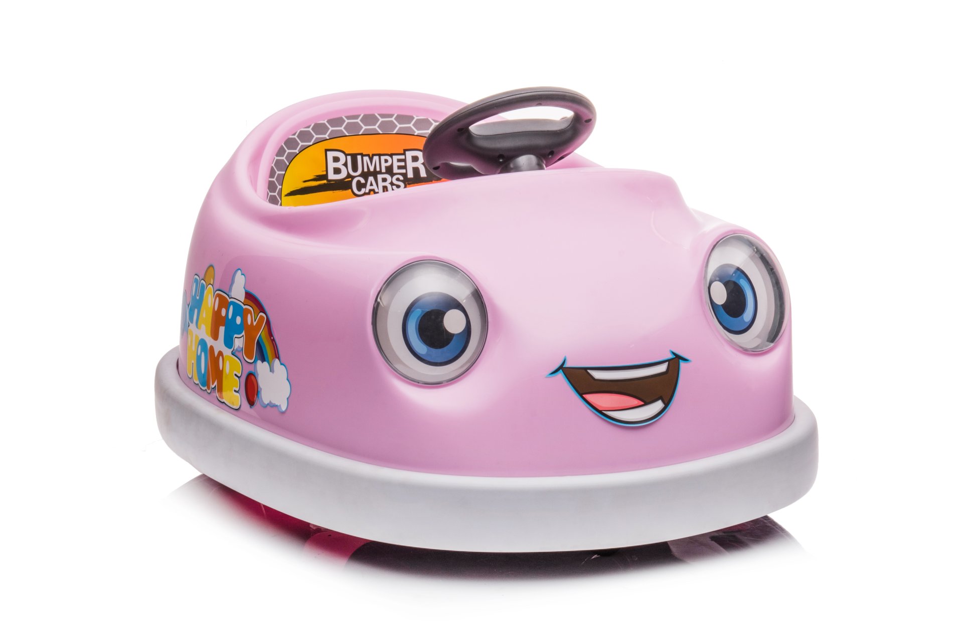 Manufacturers Direct Sales Of The Latest Remote-ContRolled Self-Driving Children's Electric Bumper Cars With Rocking Horse Function - Pink - Image 2
