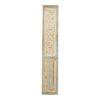 Large Wooden Rectangle Hanging Panel Decorative Wall Sculpture, Carved Wall Art - Beige - Image 2