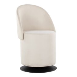 Finch - Contemporary Chair - Black / Cream