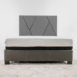 Regen - 10" California King Size Cooling Copper Infused Memory Foam Mattress - White
